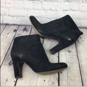 Sam Edelman black leather ankle booties